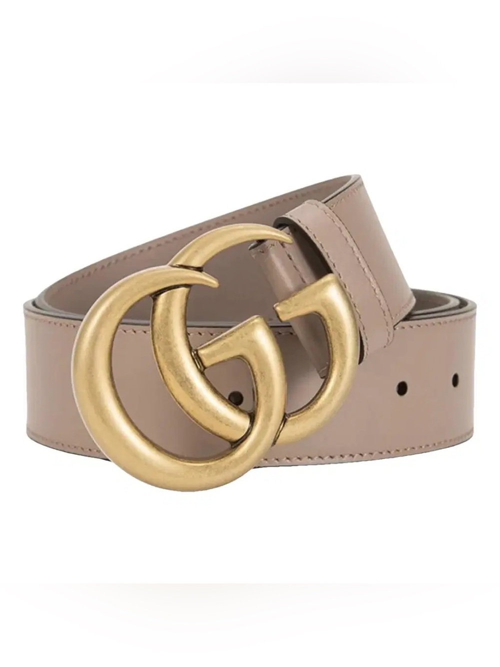 GUCCI Calfskin Double G 40mm Belt 75 30
Porcelain Rose
